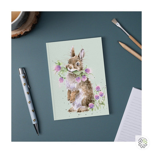 Wrendale A6 Rabbit Notebook - Head Clover Heels - Threaplands [optimised-1040-watermarked]