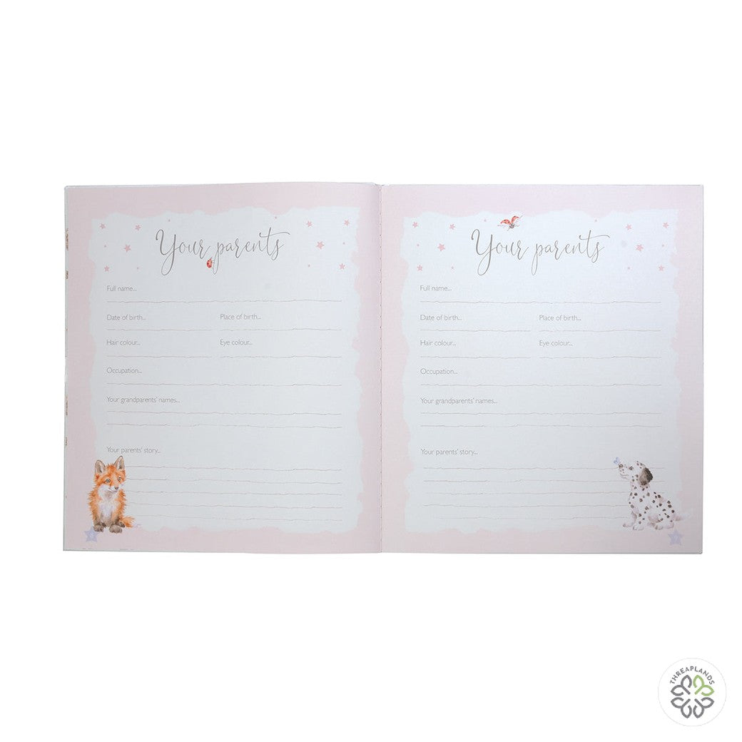 Wrendale Baby Record Book - Baby Animals [optimised-1040-watermarked]