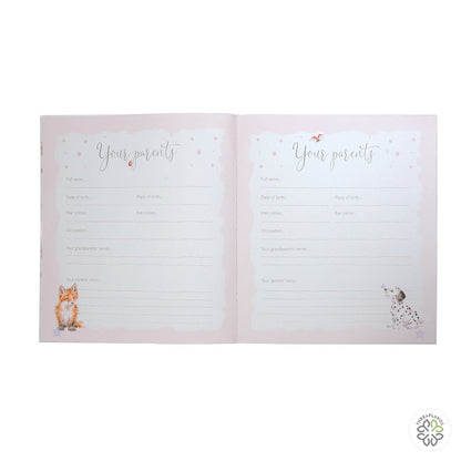 Wrendale Baby Record Book - Baby Animals [optimised-1040-watermarked]