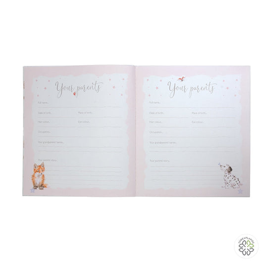 Wrendale Baby Record Book - Baby Animals [optimised-1040-watermarked]