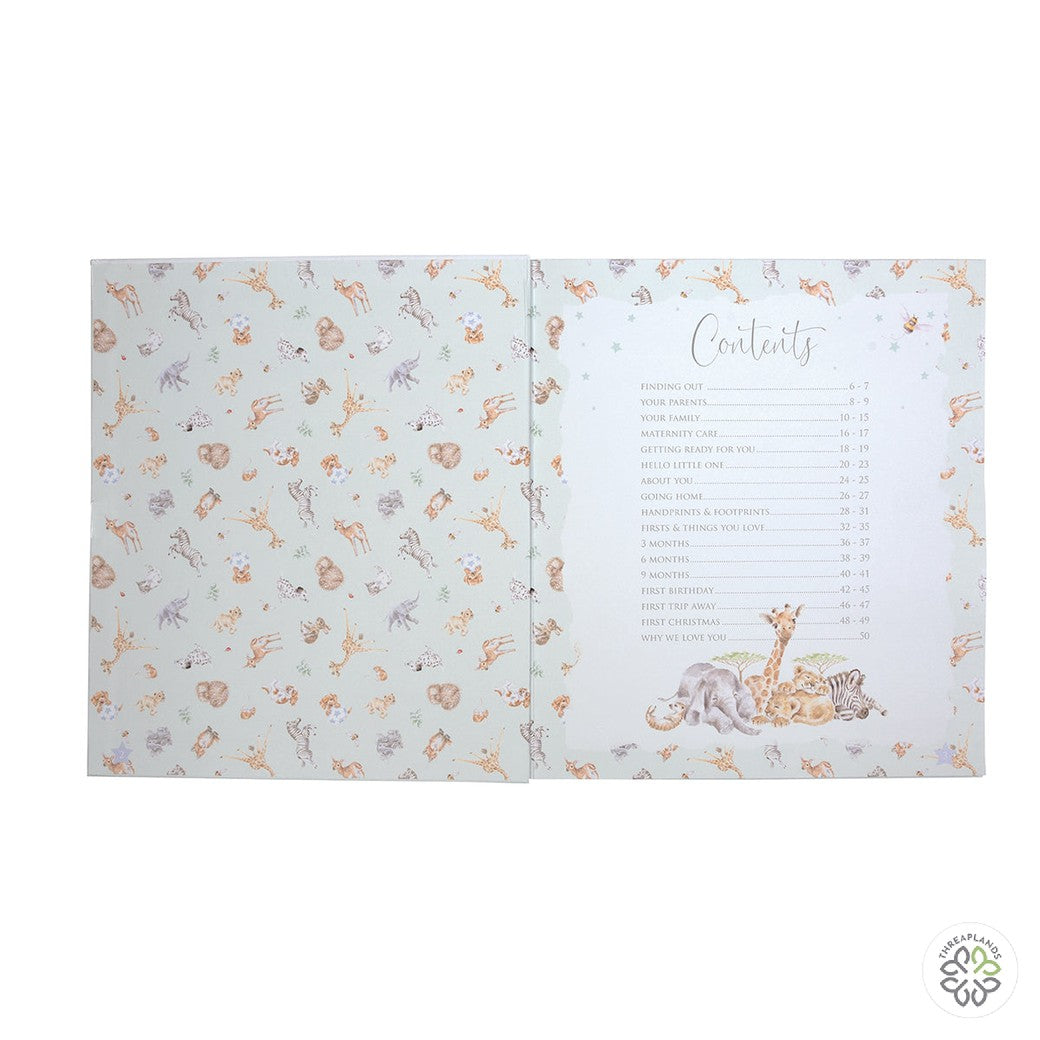 Wrendale Baby Record Book - Baby Animals [optimised-1040-watermarked]
