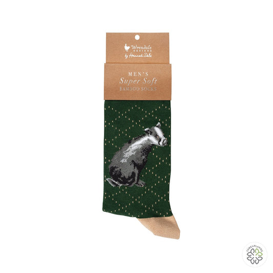 Wrendale Badger Socks - A Country Gent [optimised-1040-watermarked]
