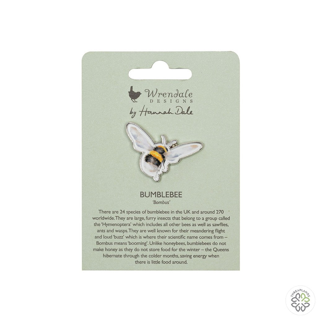 Wrendale Bee Pin Badge - Flight od the Bumblebee [optimised-1040-watermarked]