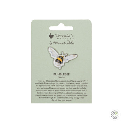 Wrendale Bee Pin Badge - Flight od the Bumblebee [optimised-1040-watermarked]