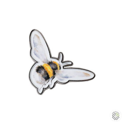 Wrendale Bee Pin Badge - Flight od the Bumblebee [optimised-1040-watermarked]