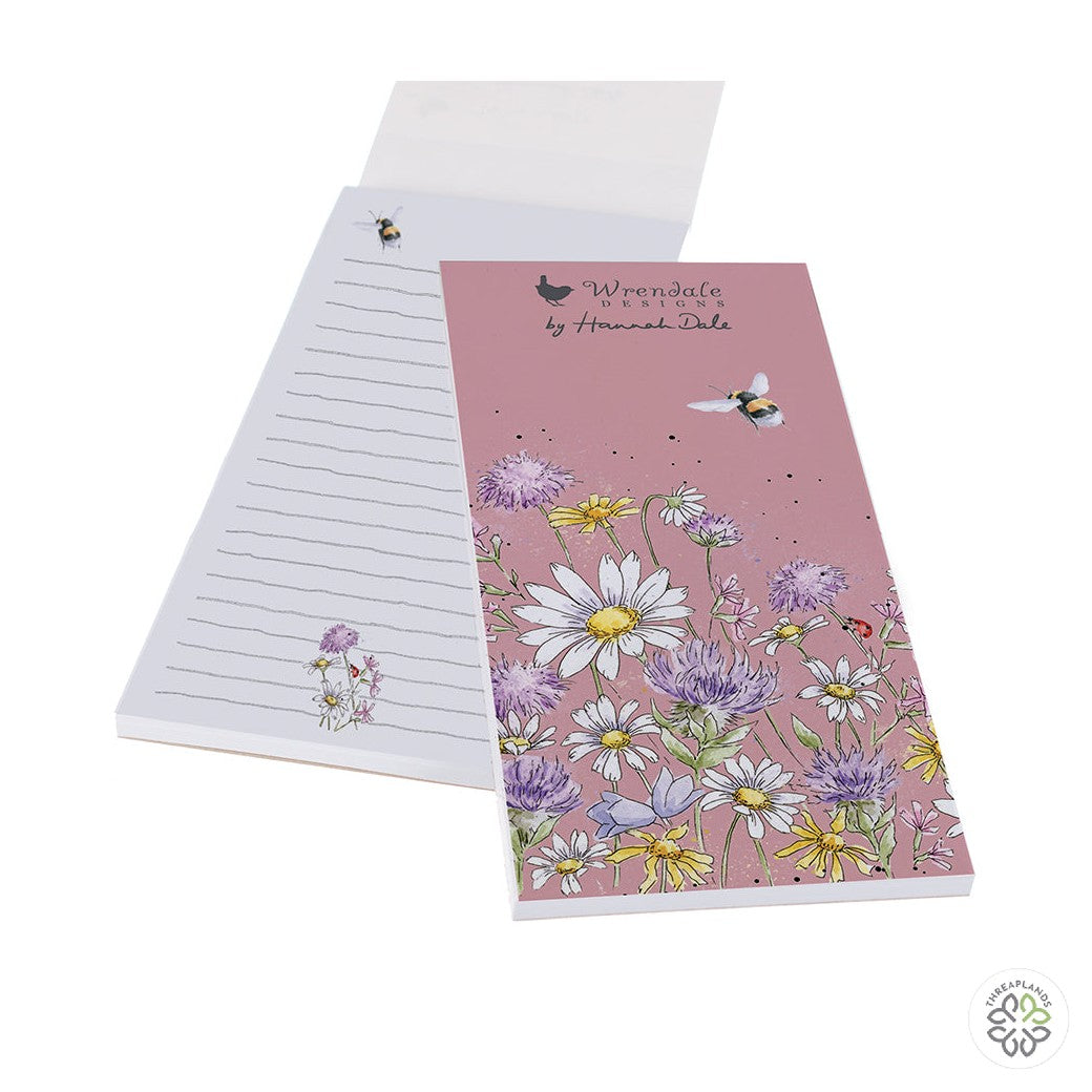 Wrendale Bee Shopping Pad - Just Bee-cause - Threaplands [optimised-1040-watermarked]