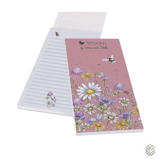 Wrendale Bee Shopping Pad - Just Bee-cause - Threaplands [optimised-1040-watermarked]