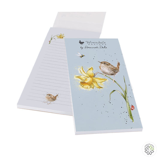 Wrendale Bird Shopping Pad - The Birds and the Bees - Threaplands [optimised-1040-watermarked]