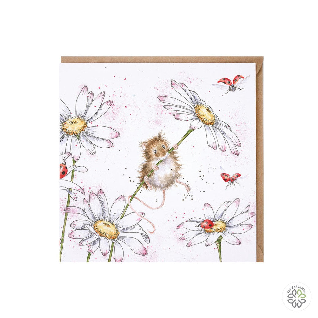 Wrendale Card - Oops A Daisy - Threaplands [optimised-1040-watermarked]
