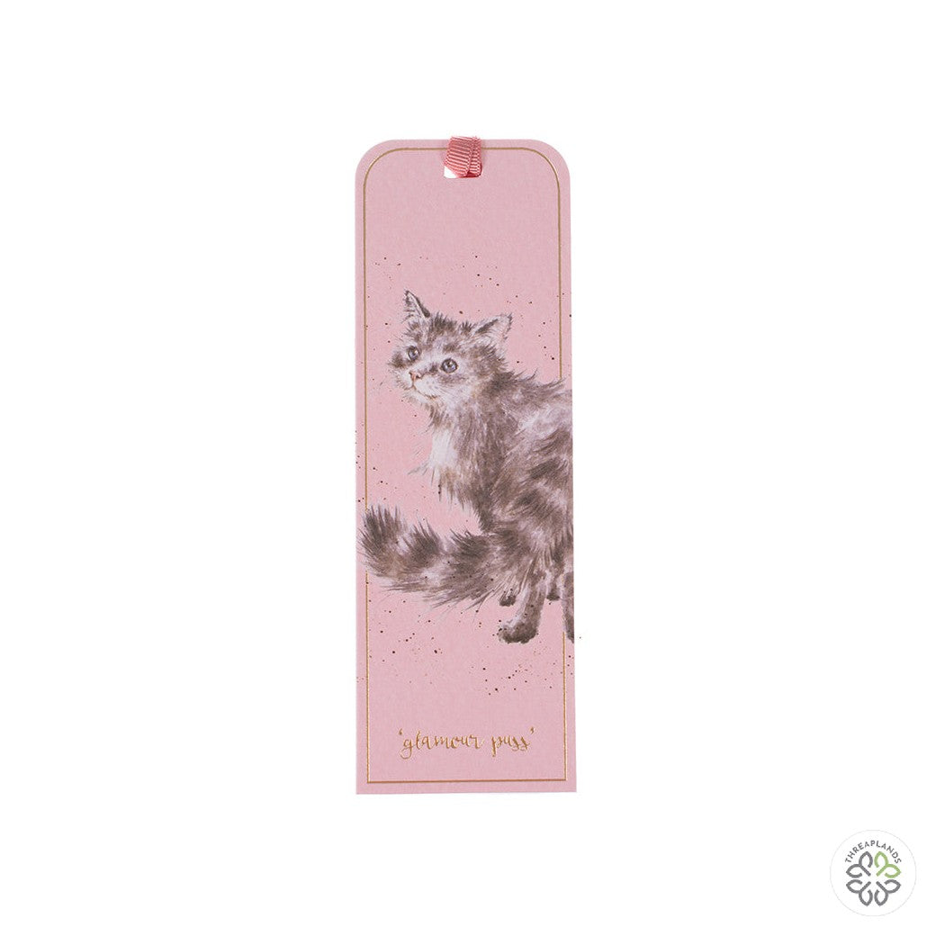 Wrendale Cat Bookmark - Glamour Puss [optimised-1040-watermarked]