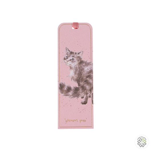 Wrendale Cat Bookmark - Glamour Puss [optimised-1040-watermarked]