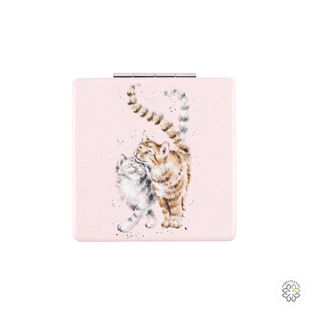 Wrendale Cat Mirror - Feline Good - Threaplands [optimised-1040-watermarked]
