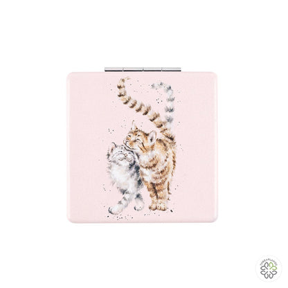 Wrendale Cat Mirror - Feline Good - Threaplands [optimised-1040-watermarked]