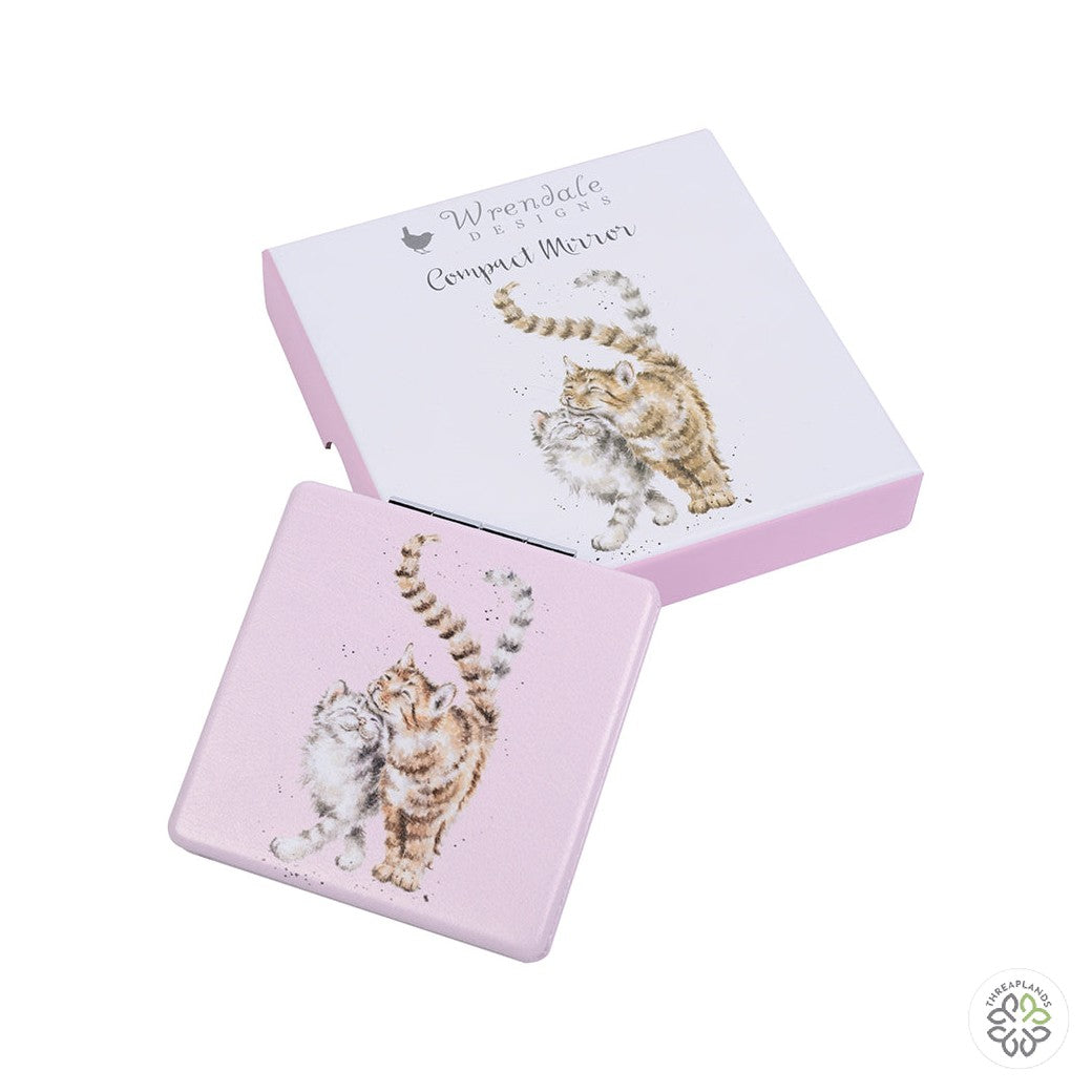 Wrendale Cat Mirror - Feline Good - Threaplands [optimised-1040-watermarked]