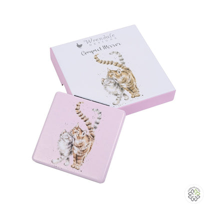 Wrendale Cat Mirror - Feline Good - Threaplands [optimised-1040-watermarked]