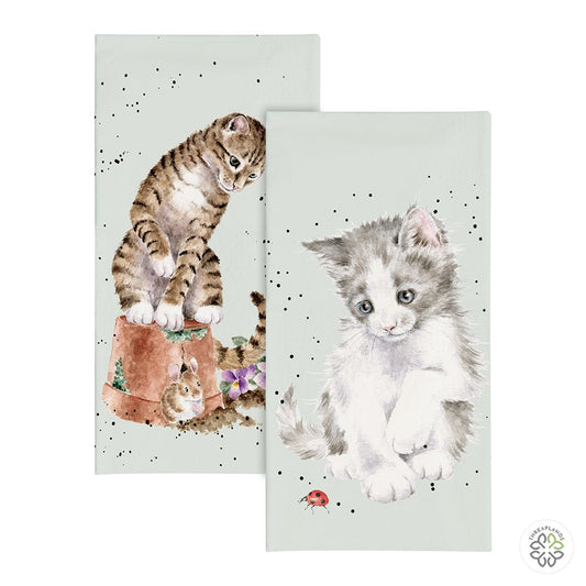 Wrendale Cat Pocket Tissues - Ladybird - Threaplands [optimised-1040-watermarked]