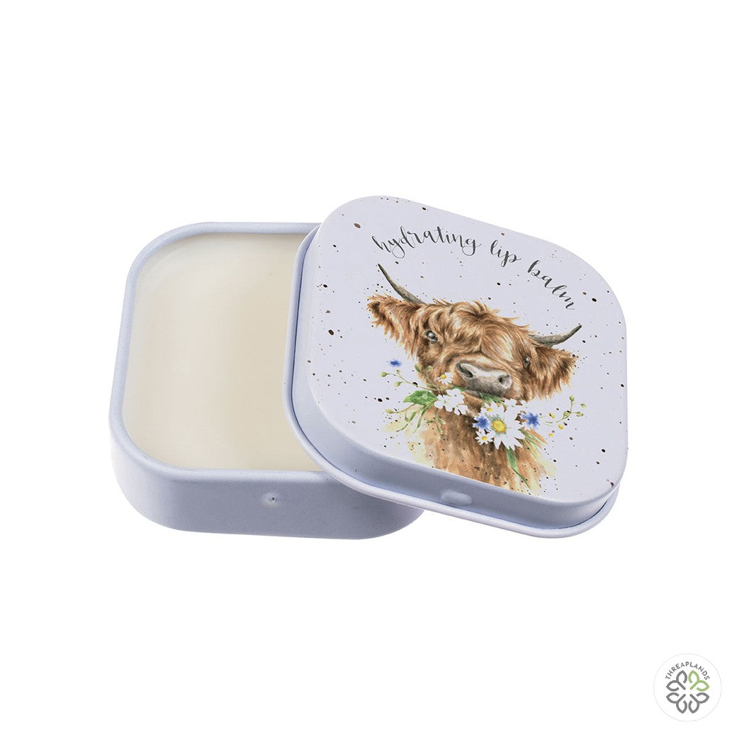 Wrendale Cow Lip Balm - Daisy Coo - Threaplands [optimised-1040-watermarked]