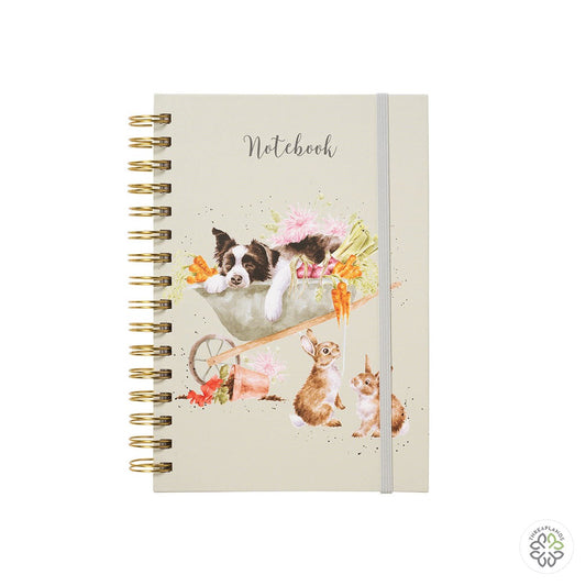 Wrendale Dog A5 Notebook - Sleeping on the Job [optimised-1040-watermarked]