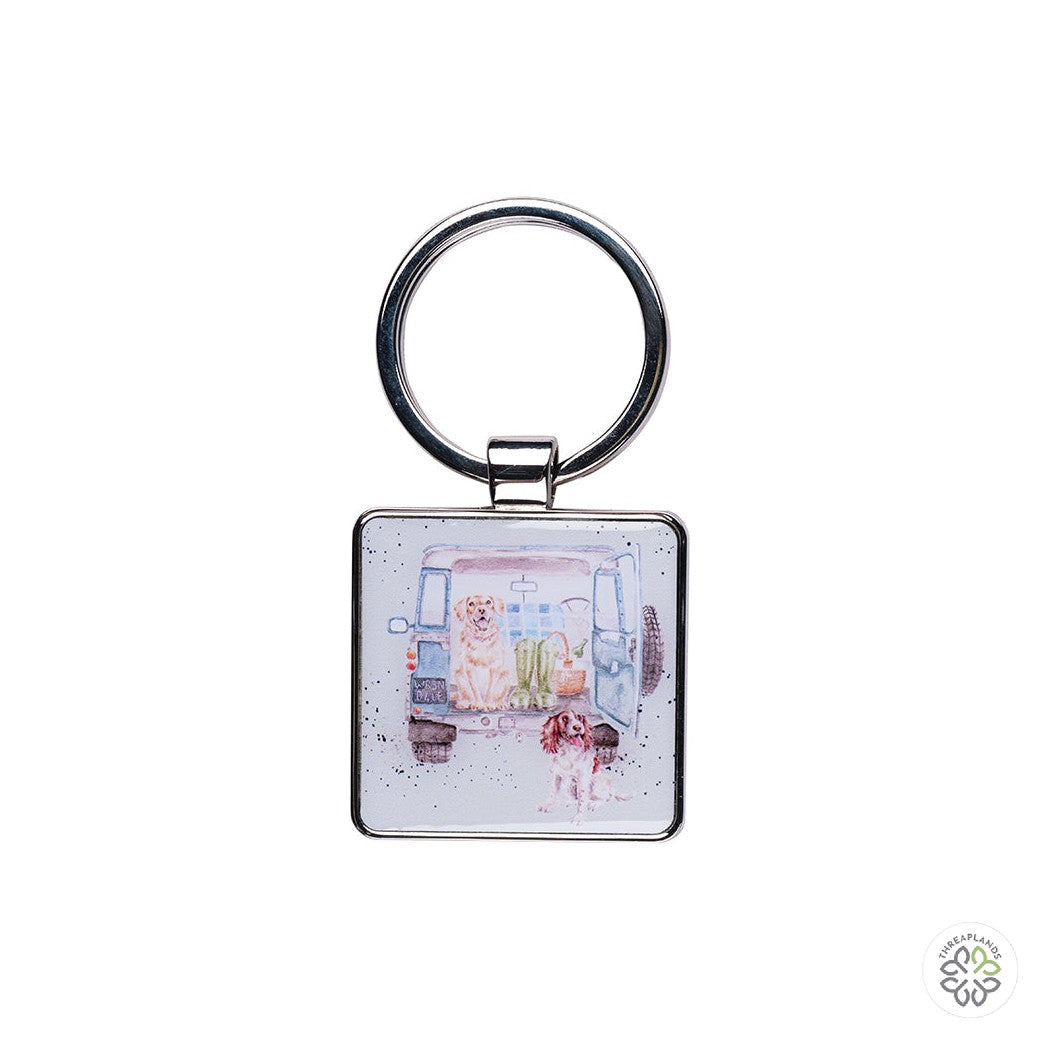 Wrendale Dog Keyring Paws for a Picnic [optimised-1040-watermarked]