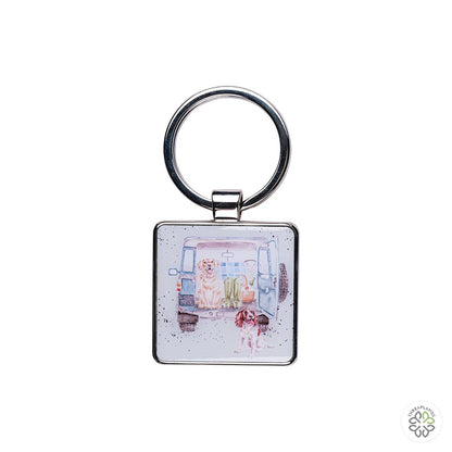 Wrendale Dog Keyring Paws for a Picnic [optimised-1040-watermarked]