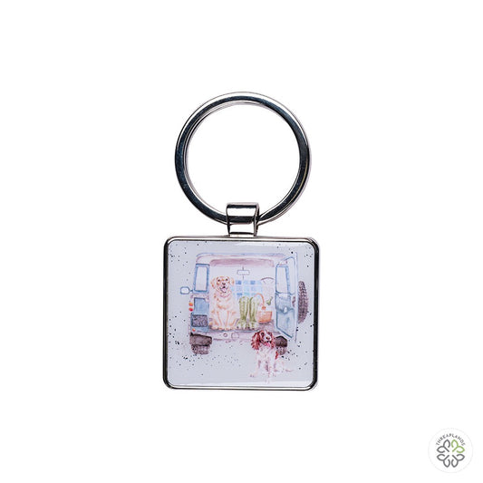 Wrendale Dog Keyring Paws for a Picnic [optimised-1040-watermarked]