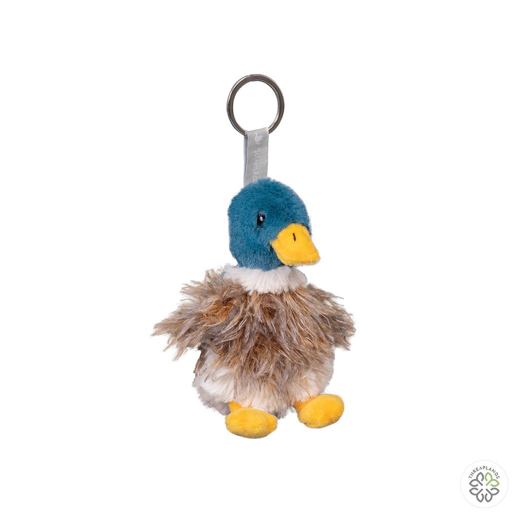 Wrendale Duck Plush keyring - Threaplands [optimised-1040-watermarked]