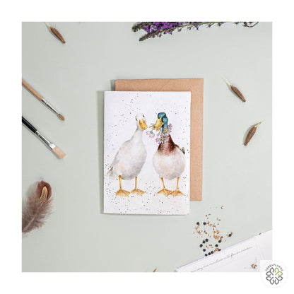 Wrendale Duck Seed Card - Not A Daisy Goes By [optimised-1040-watermarked]