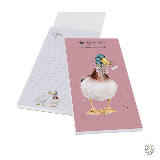 Wrendale Duck Shopping Pad - Not a Daisy Goes By - Threaplands [optimised-1040-watermarked]