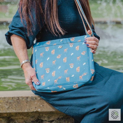Wrendale Everyday Bag - Cow - Threaplands [optimised-1040-watermarked]