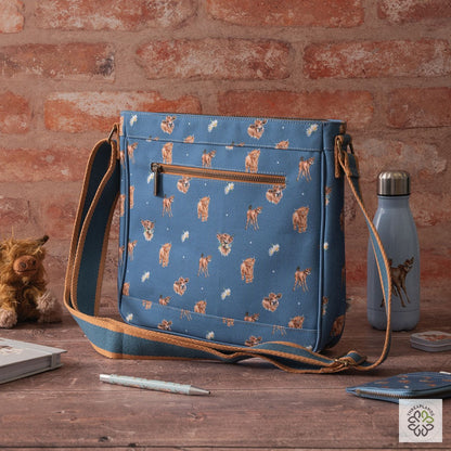 Wrendale Everyday Bag - Cow - Threaplands [optimised-1040-watermarked]