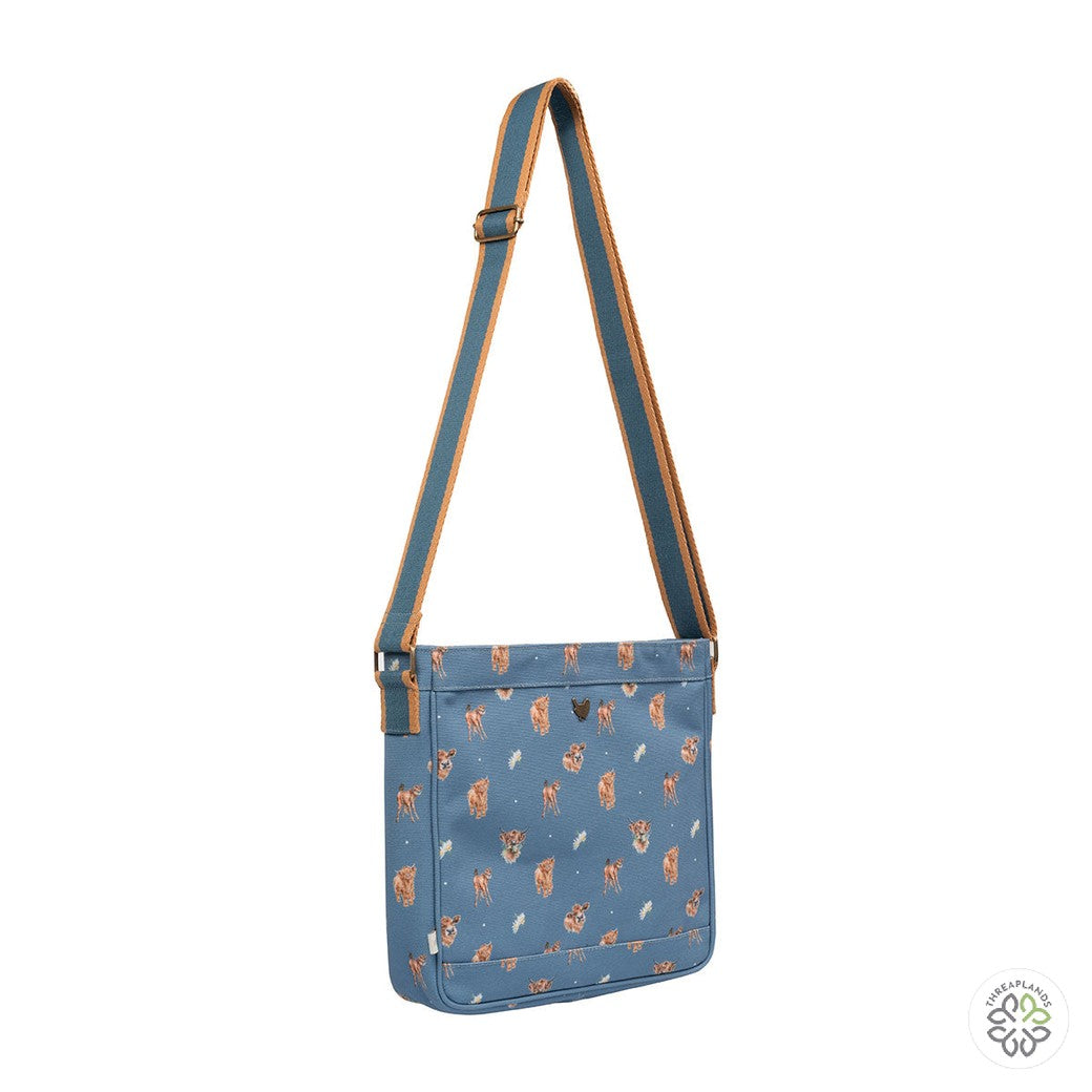 Wrendale Everyday Bag - Cow - Threaplands [optimised-1040-watermarked]