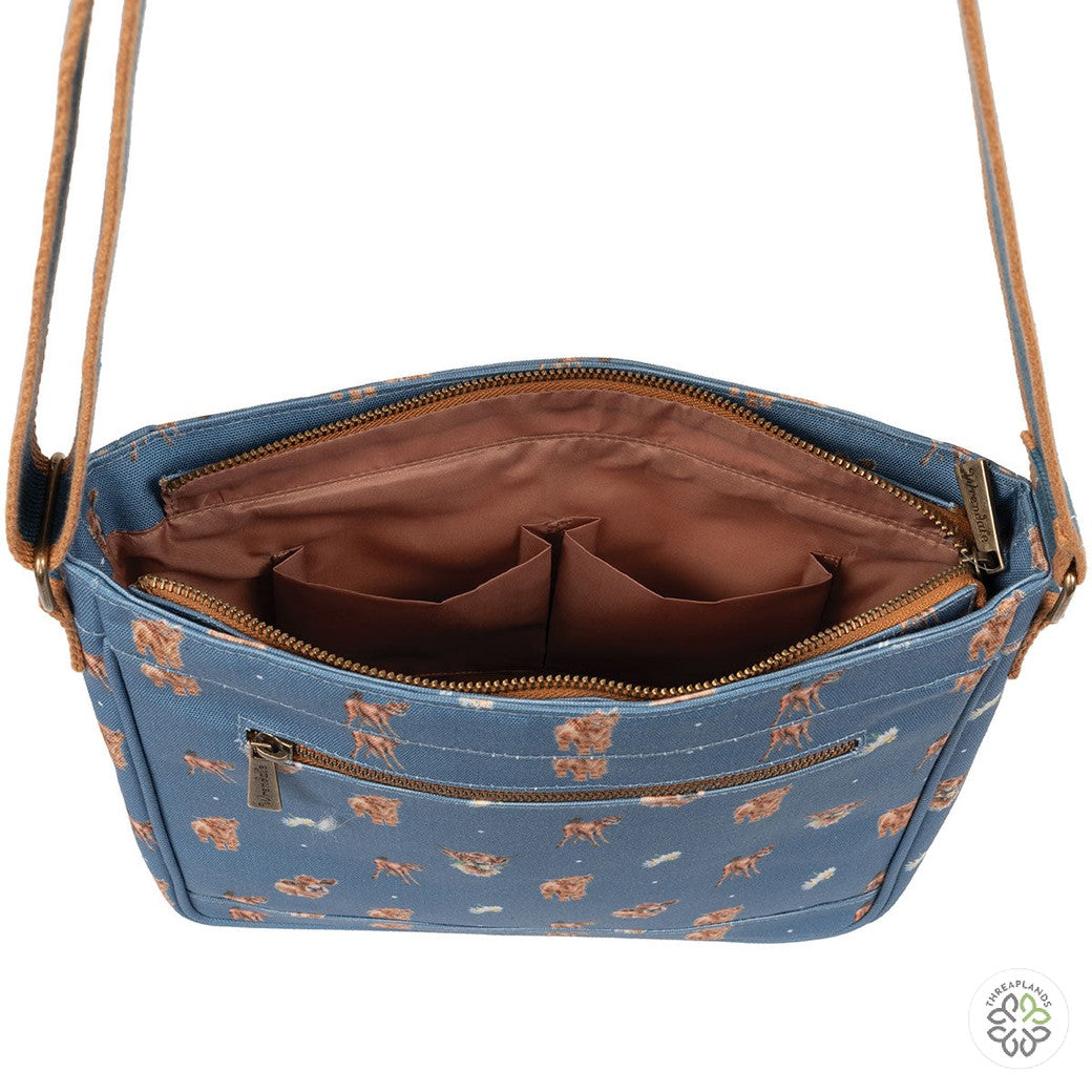 Wrendale Everyday Bag - Cow - Threaplands [optimised-1040-watermarked]