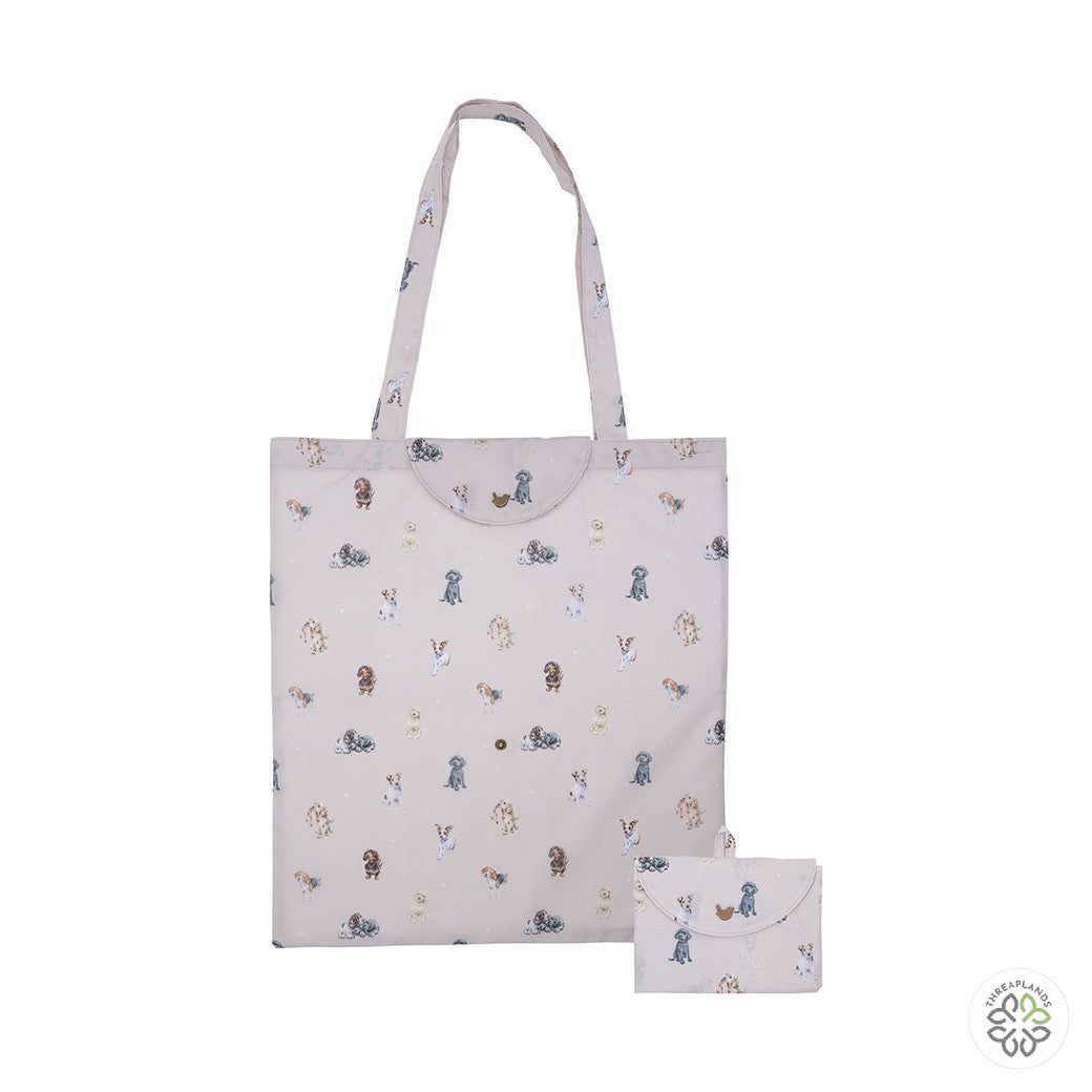 Wrendale Foldable Shopping Bag - Dogs - Threaplands [optimised-1040-watermarked]