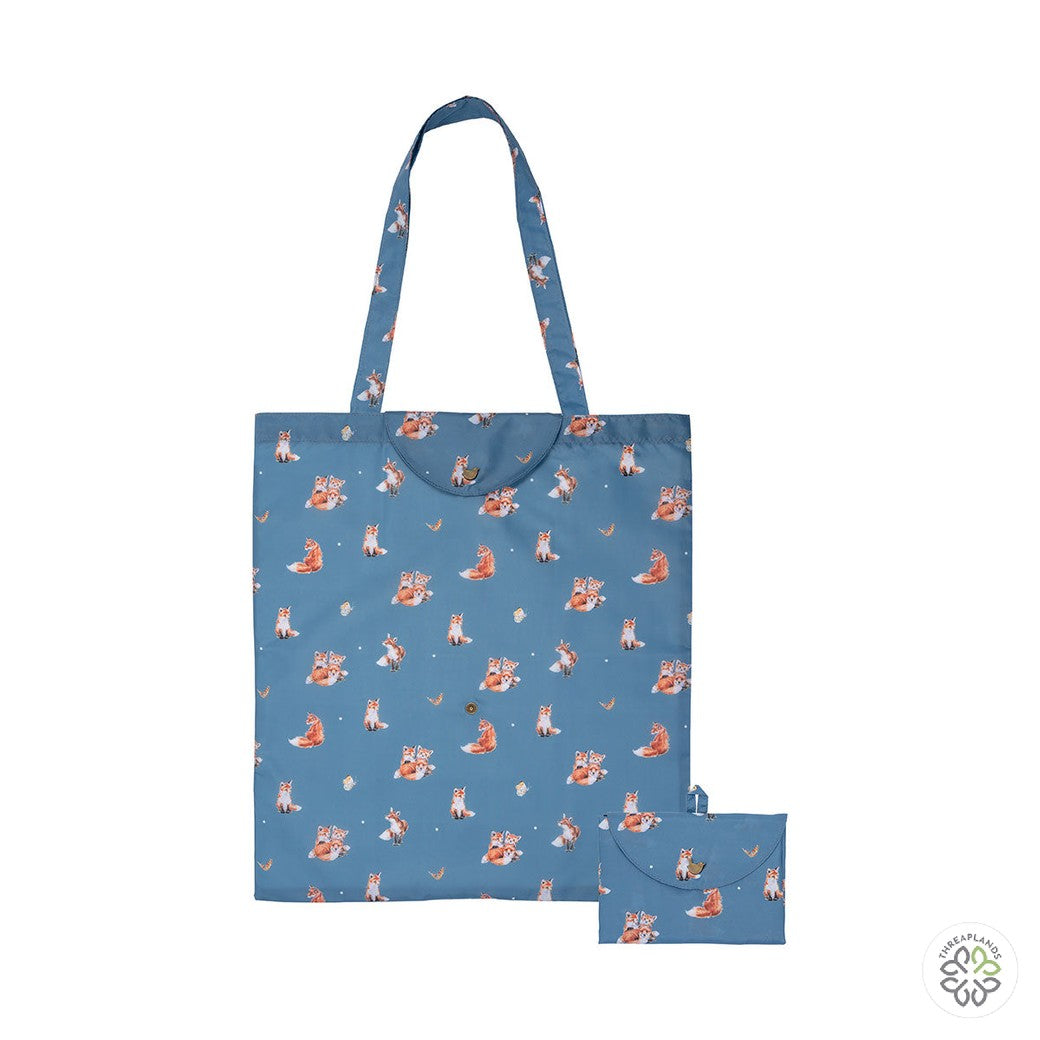Wrendale Foldable Shopping Bag - Fox [optimised-1040-watermarked]