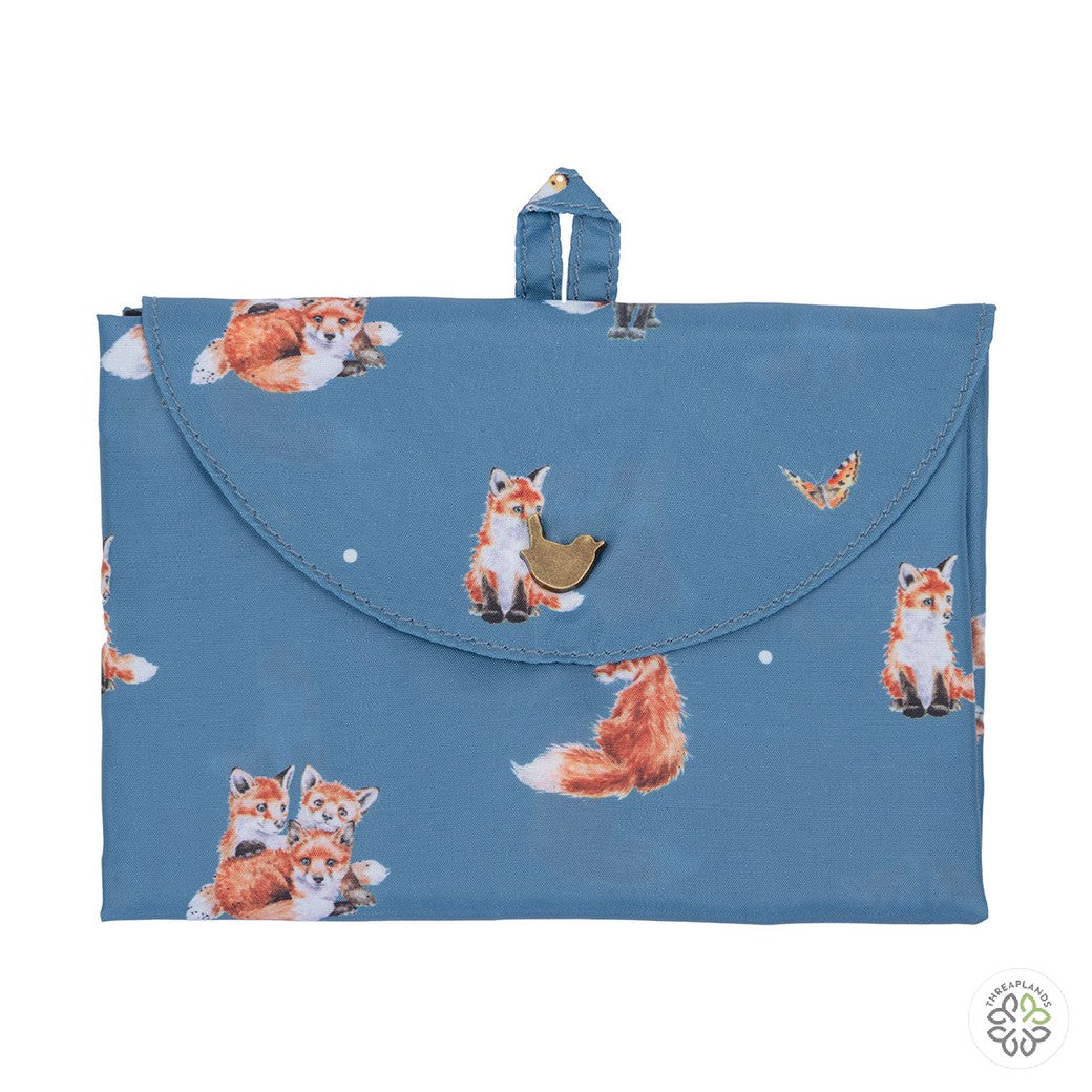 Wrendale Foldable Shopping Bag - Fox [optimised-1040-watermarked]