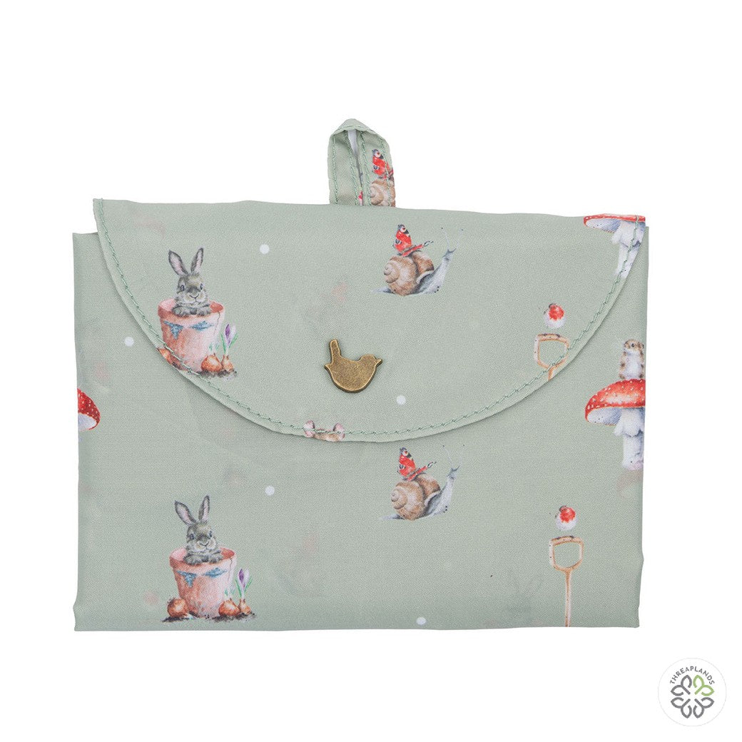 Wrendale Foldable Shopping Bag - Garden Friends [optimised-1040-watermarked]