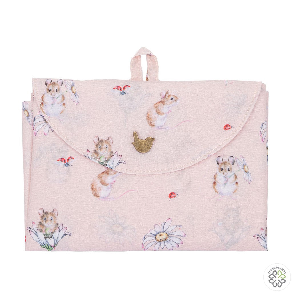 Wrendale Foldable Shopping Bag - Mouse [optimised-1040-watermarked]