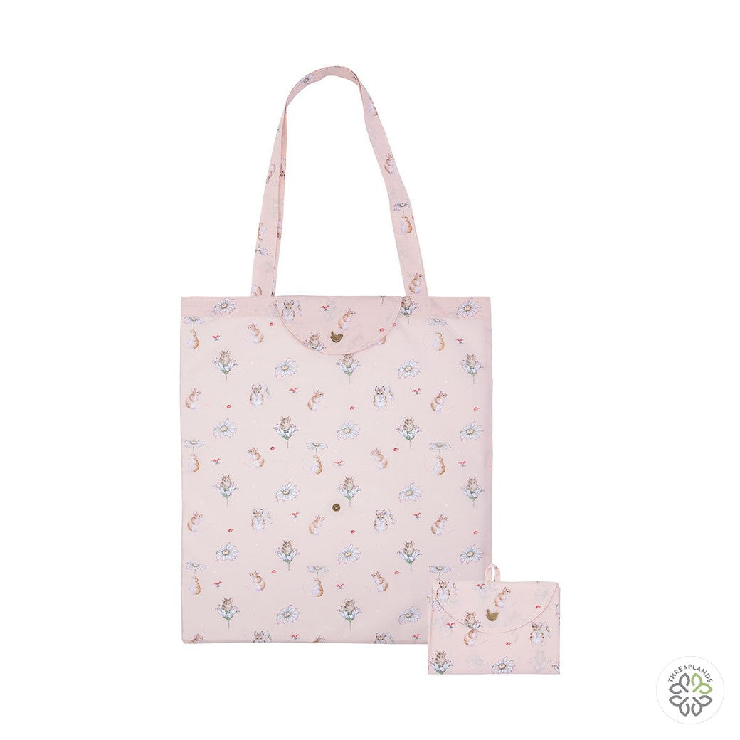 Wrendale Foldable Shopping Bag - Mouse [optimised-1040-watermarked]