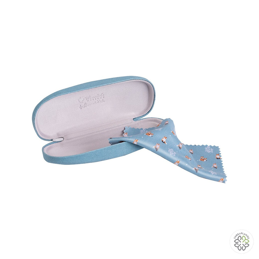Wrendale Fox Glasses Case - Snug as a Cub - Threaplands [optimised-1040-watermarked]