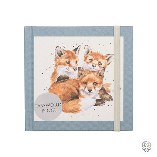 Wrendale Fox Password Book - Snug as a Cub - Threaplands [optimised-1040-watermarked]