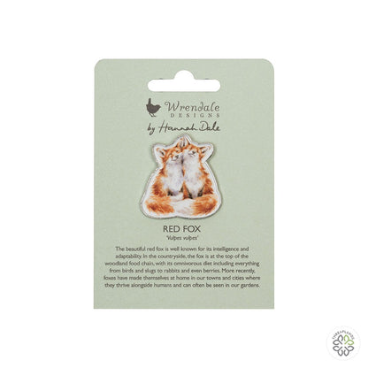 Wrendale Fox Pin Badge - Contentment [optimised-1040-watermarked]