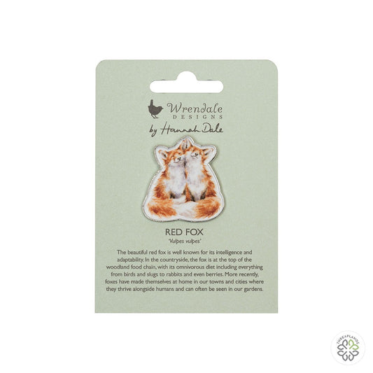 Wrendale Fox Pin Badge - Contentment [optimised-1040-watermarked]