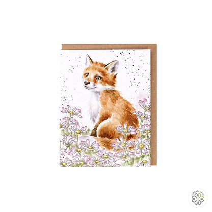 Wrendale Fox Seed Card - Make My Daisy [optimised-1040-watermarked]