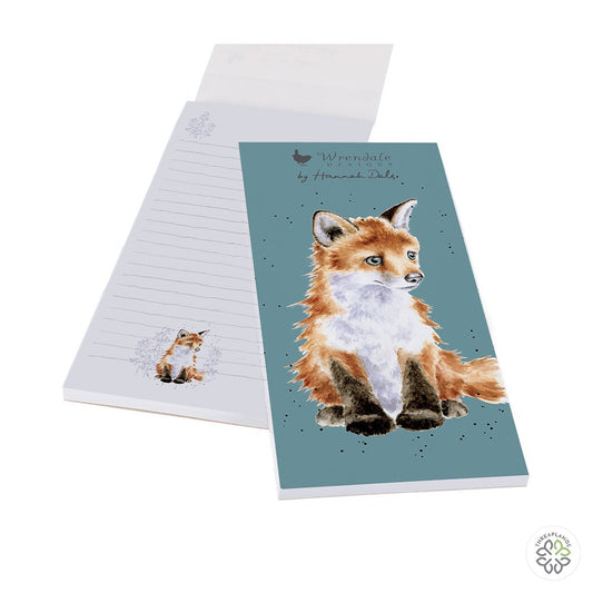 Wrendale Fox Shopping Pad - Contemplation - Threaplands [optimised-1040-watermarked]