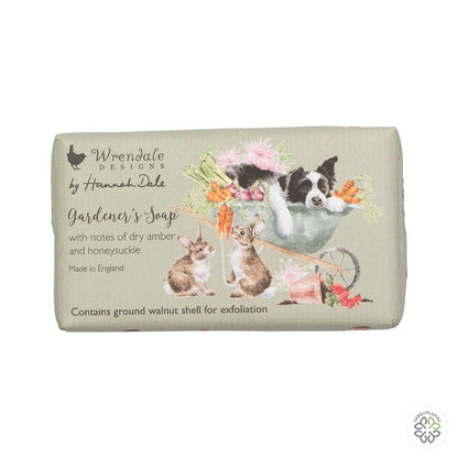 Wrendale Gardeners Soap - Sleeping on the Job (Dry Amber & Honeysuckle) [optimised-1040-watermarked]