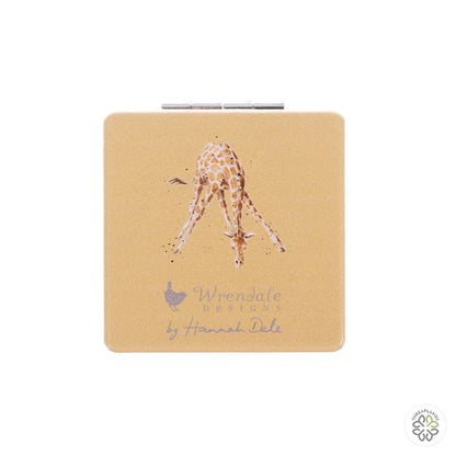 Wrendale Giraffe Mirror - Flowers - Threaplands [optimised-1040-watermarked]