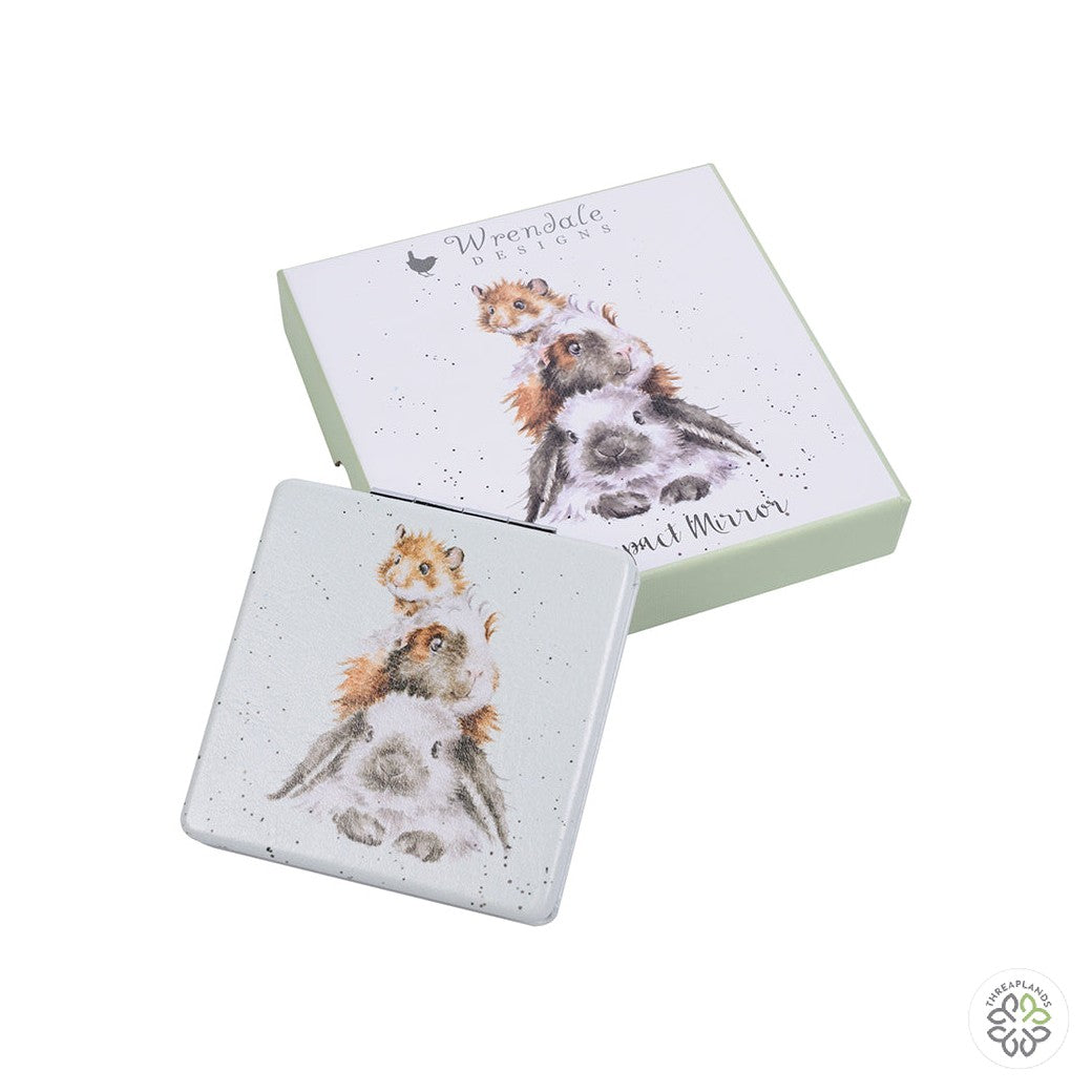 Wrendale Guinea Pig Mirror - Piggy in the Middle - Threaplands [optimised-1040-watermarked]