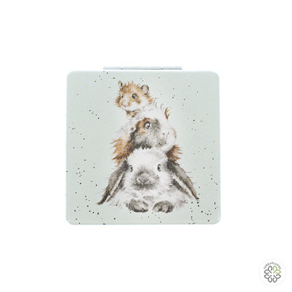 Wrendale Guinea Pig Mirror - Piggy in the Middle - Threaplands [optimised-1040-watermarked]