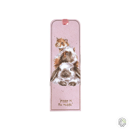 Wrendale Guniea Pig Bookmark - Piggy in the Middle - Threaplands [optimised-1040-watermarked]