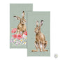 Wrendale Hare Pocket Tissues - Golden Hour [optimised-1040-watermarked]
